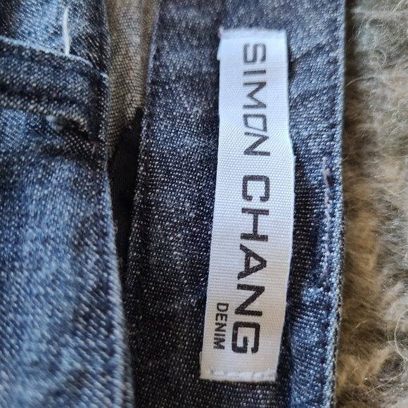 SIMON CHANG jean skirt - Picture 2 of 9